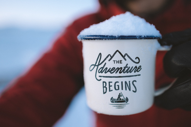 The Adventure Begins Mug