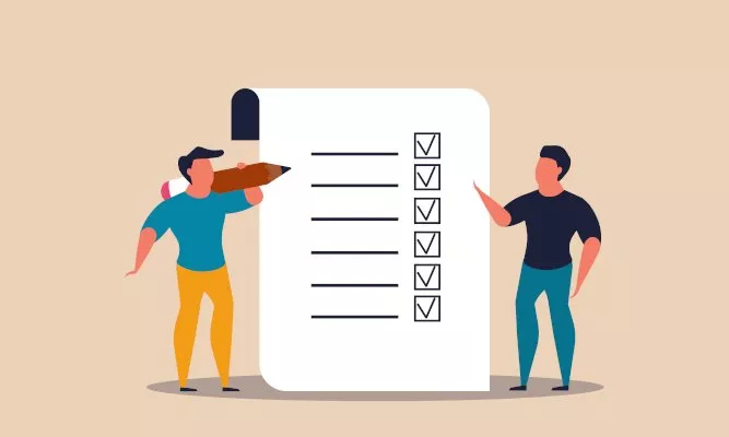 Gráfico de lista de verificación