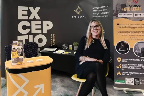 Estande da OTB no Develop Brighton 2024