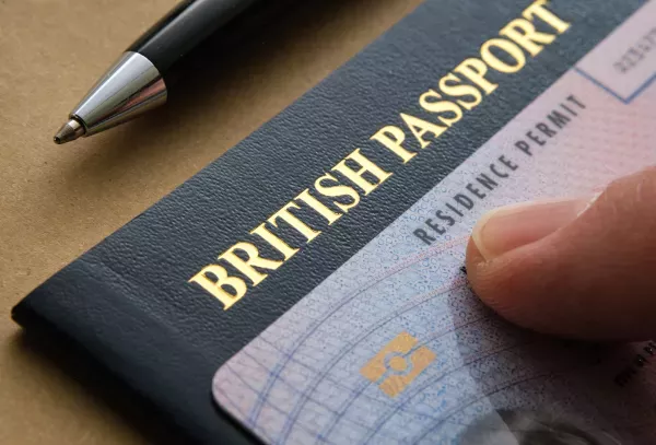 Passeport britannique et permis de séjour