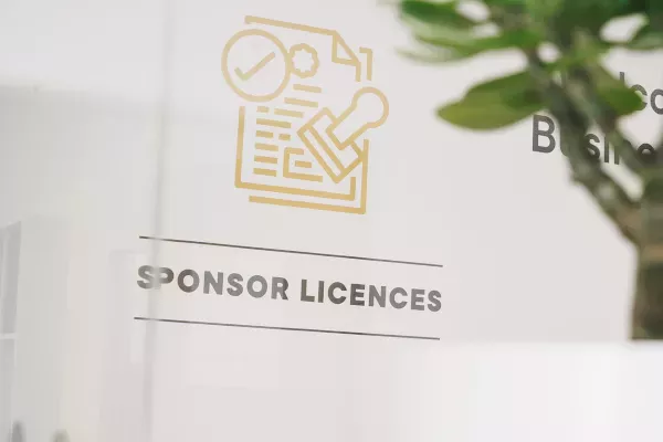 Letrero de licencia de patrocinador de OTB
