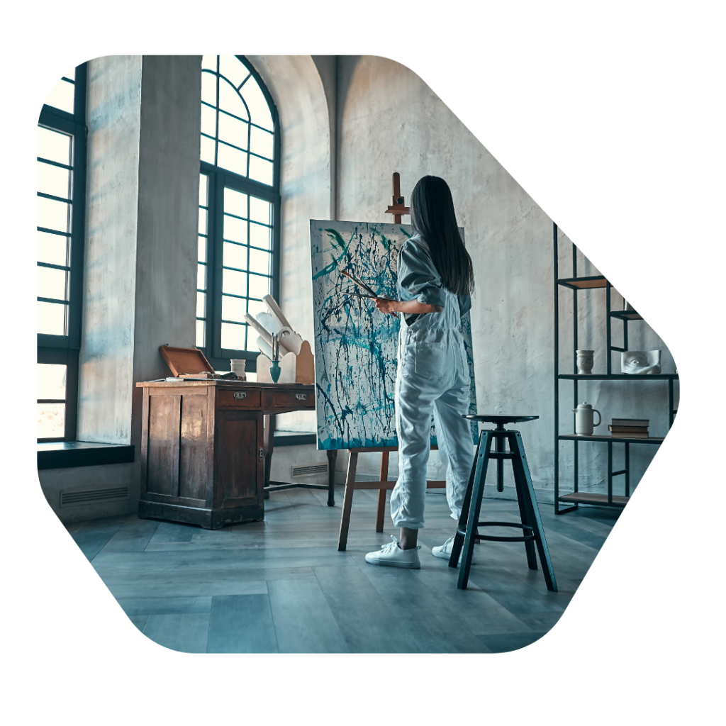 Global Talent 
Visa Lawyers UK - Woman painting