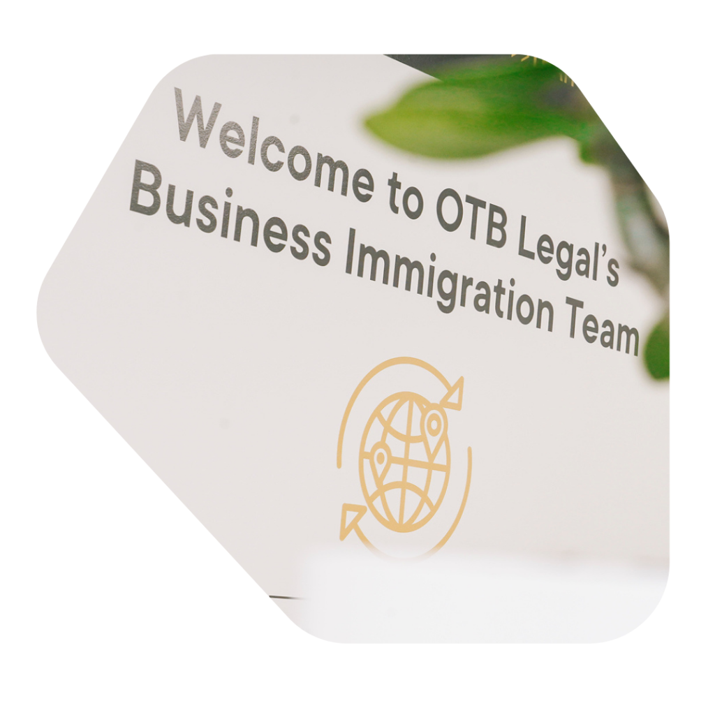 wall art in OTB office  Sole Representative of an Overseas Business UK Visa Extension Lawyers
