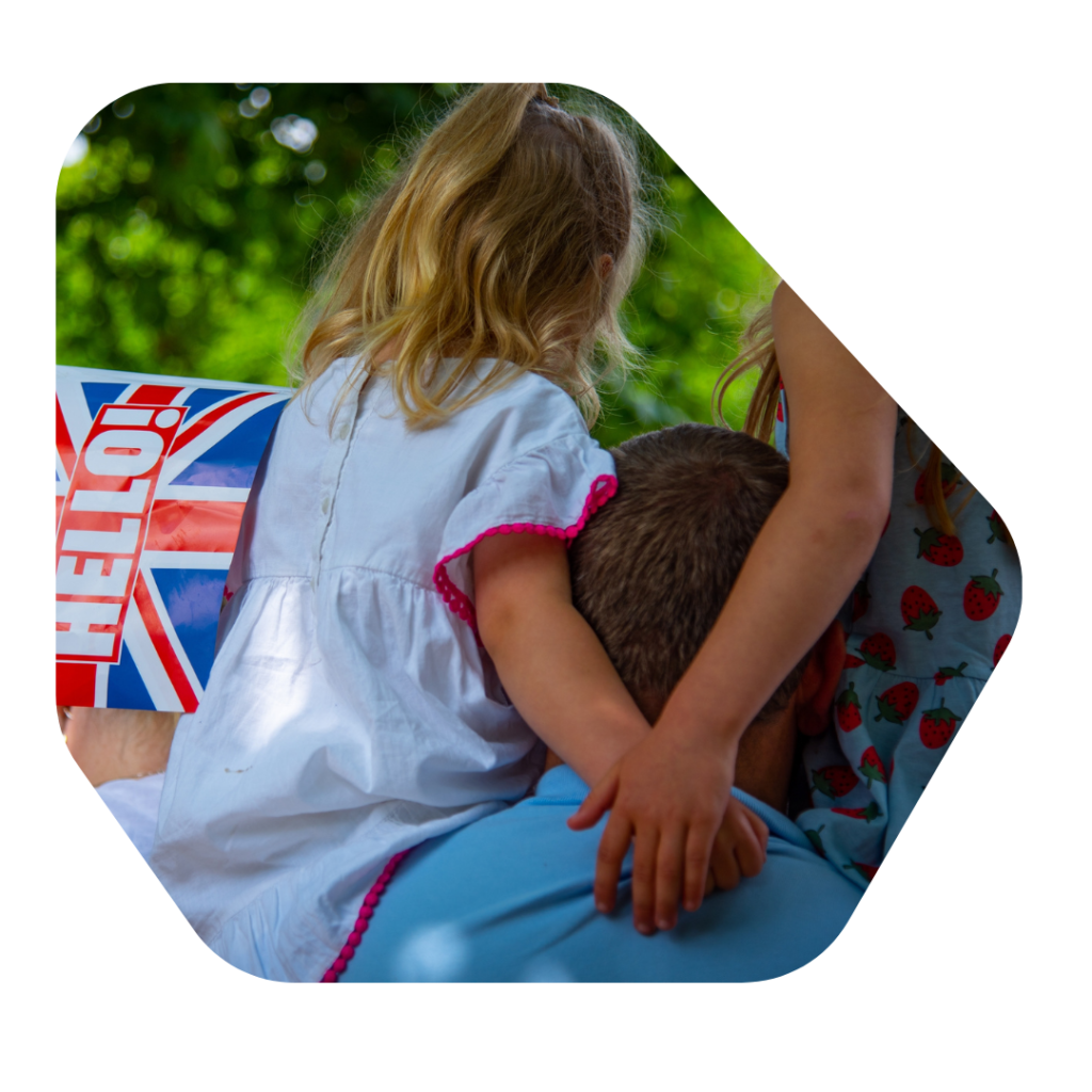 Child with UK Flag Indefinite Leave to Remain UK Spouse Solicitors family