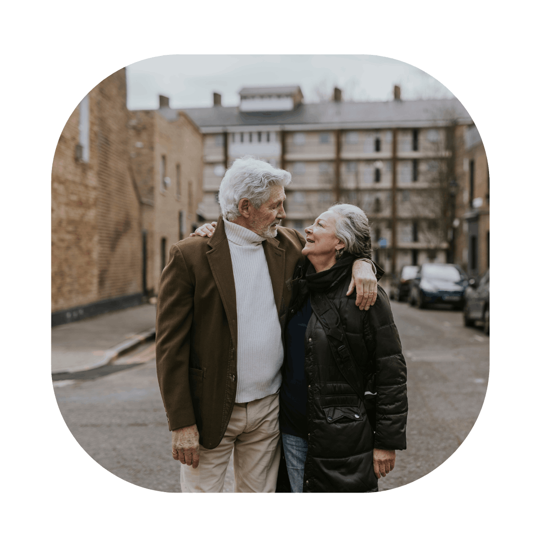 Old couple in UK. ILR 10 Year Long Residence Solicitors
