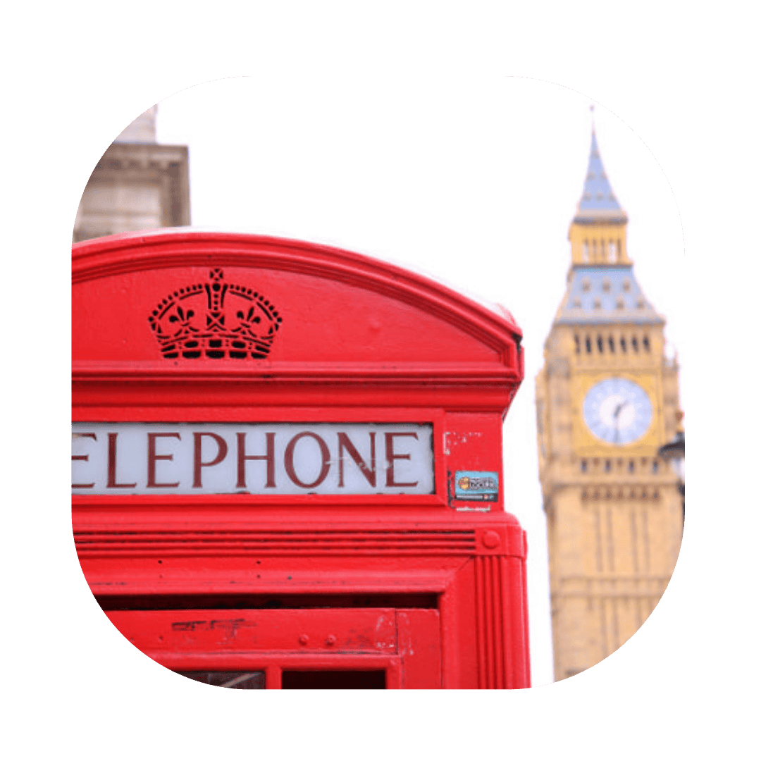 red telephone booth in front of big ben