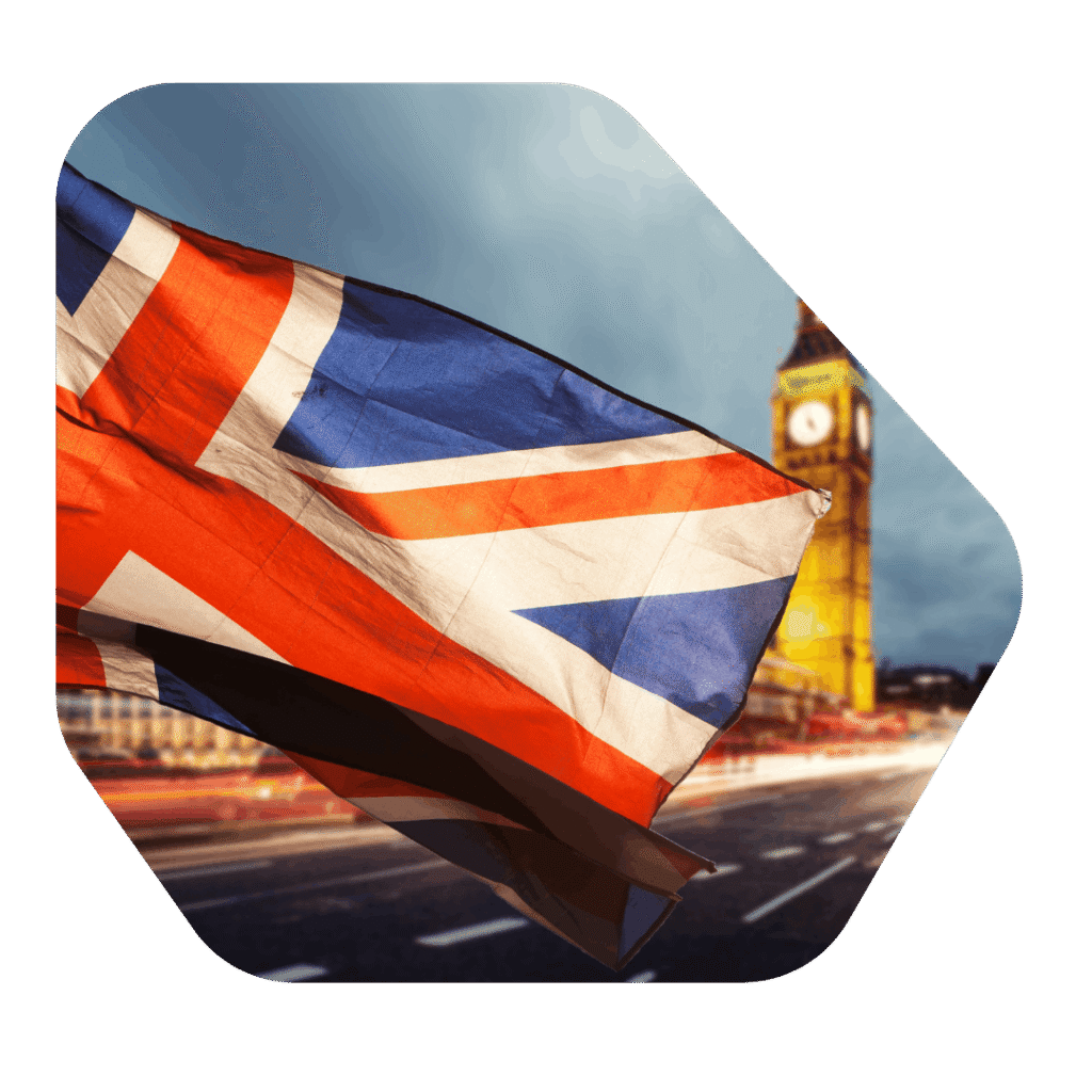 UK Flag and Big Ben. Registration as a British Citizen Solicitor