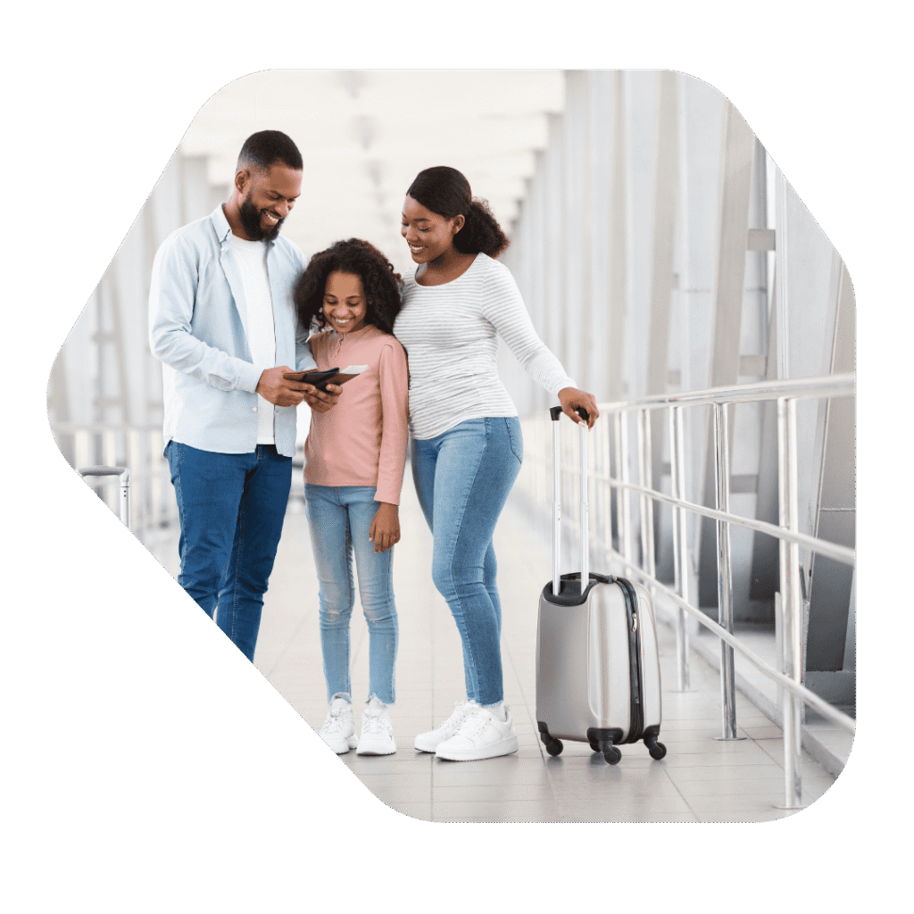 Parents with child